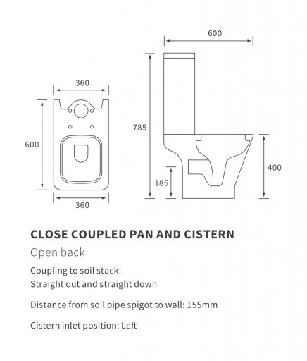 DIPTP0170Close Coupled Pan And Cistern