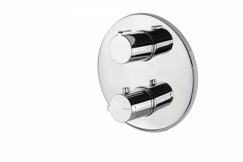 DICM0446Round Built In Shower Two OutletV08110