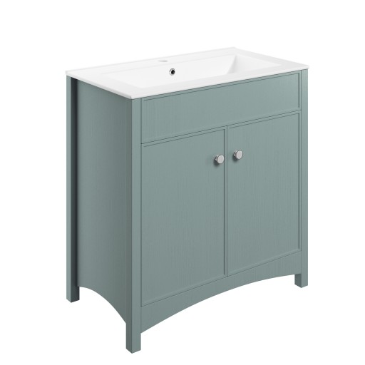 DIFTP1950Lucia Sea Green 810mm Vanity Unit