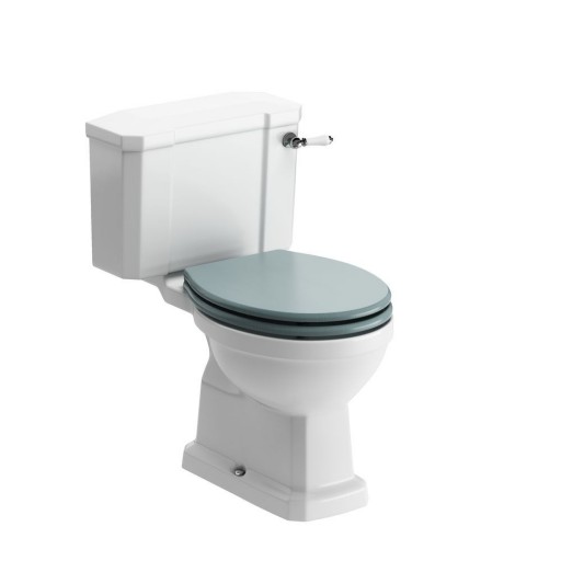 DIPTP0188Sherbourne Close Coupled WC With Sea Green Seat