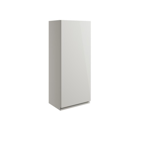 DIFT1640Pearl Grey Gloss 300mm 1 Door Wall Unit