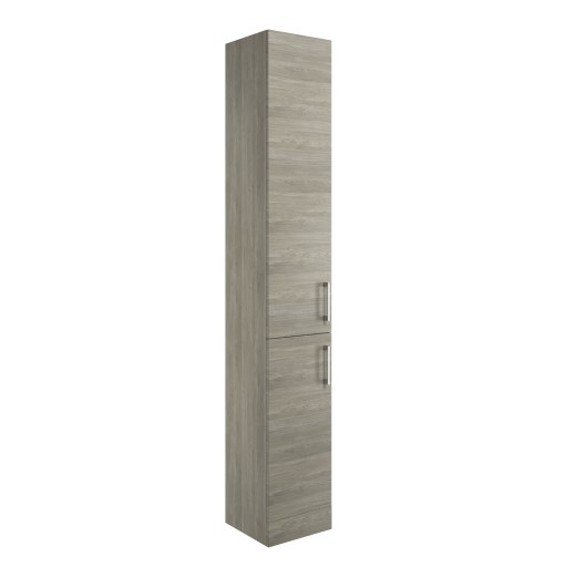 DIFT1674Volta Grey Nordic Wood 300mm Floor Standing Tall Unit